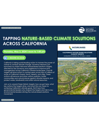 Tapping Nature-Based Climate Solutions Across California
