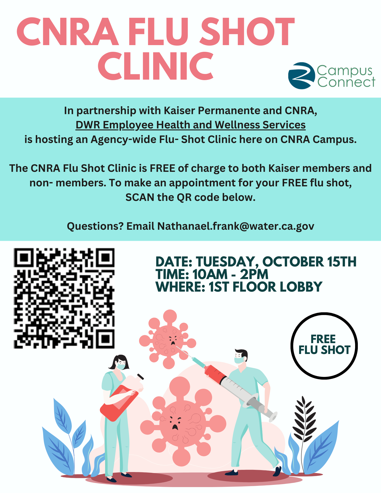 Flu clinic flyer