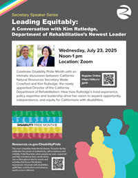 Secretary Speaker Series Flyer