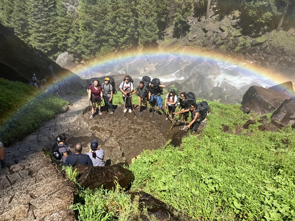 Youth in a natural environment