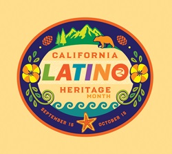 California Latino Heritage Month logo