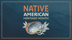 Native American Heritage Month Digital Meeting Background
