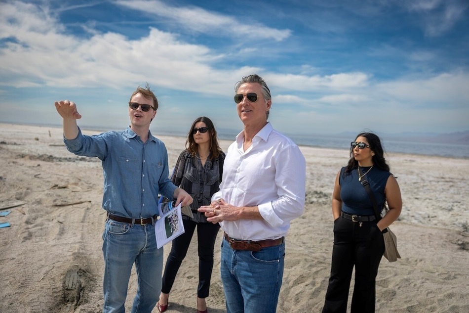 Governor Newsom visits the Salton Sea region