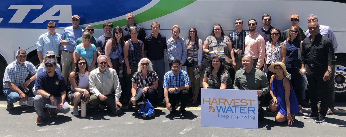 On June 18, 2025, SacSewer hosted the California Water Commission on a public tour of the Harvest Water agricultural water recycling project in Elk Grove.