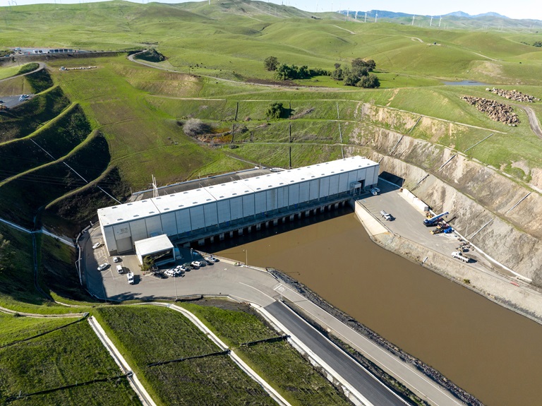 The Harvey O. Banks Delta Pumping Plant, which is one of the facilities that benefited from the genetic technology.