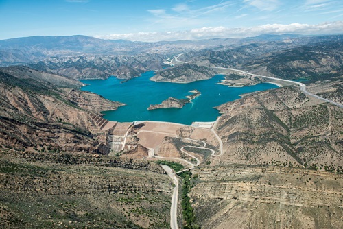 Pyramid Lake and Dam