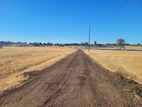 A section of the Brad Freeman trail near Garden Drive in Oroville is prepared for future paving work.