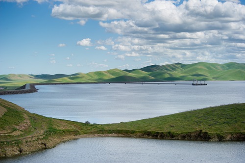 On March 27, 2017, San Luis Reservoir's storage is 2,010,326 acre feet, 98 percent of total capacity, and 110 percent of historical average for this date. 