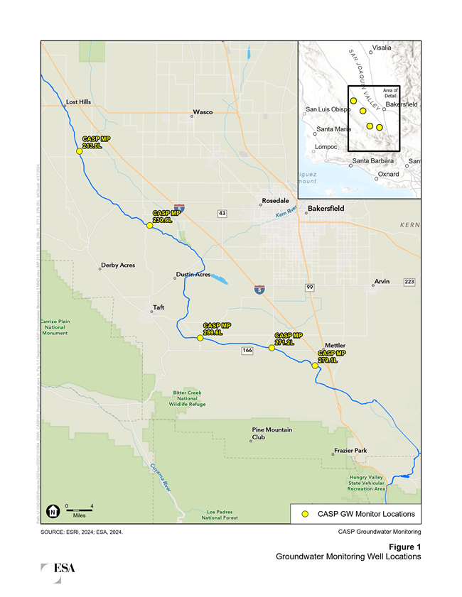 Groundwater Monitoring Well Locations