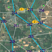 Screnshot of C2VSIM map.