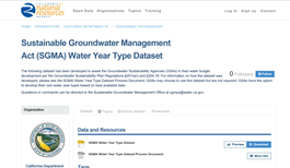 Cover image of Water Year Type report