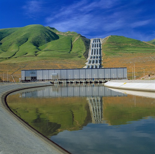 Ira J. Chrisman Wind Gap Pumping Plant located in Kern County, California.