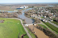 The Knights Landing Outfall Gates (KLOG) are located on the Colusa Basin Drain (CBD), approximately one-quarter mile from its confluence with the Sacramento River near the community of Knights Landing, just below River Mile 90, in Yolo County, January 13, 2017. 