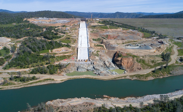 Lake Oroville main spillway March 29 2018