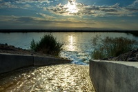 Recharge pond, Coachella Valley