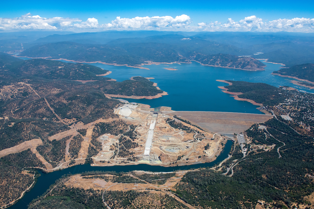 Aerial of Lake Oroville